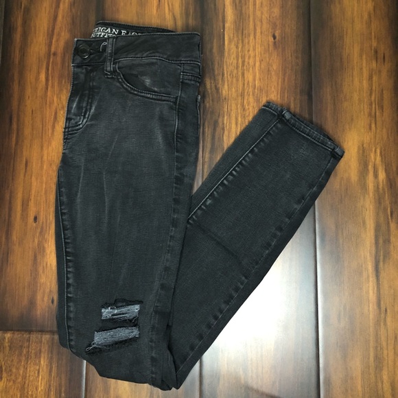 American eagle outfitters distressed jeggings - Picture 1 of 8